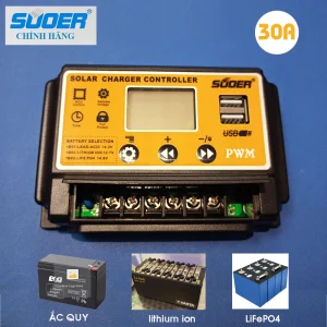 BỘ SẠC NĂNG LƯỢNG MẶT TRỜI SUOER 30A